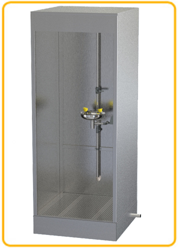 S250Enclosed Safety Shower & Eyewasher Station